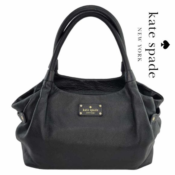 kate spade Handbags - Kate Spade New York Stevie Satchel, Berkshire Road Collection - Black Pebbled